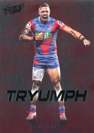 2026 NRL League Heroes Tryumph Red - TR050 Dane Gagai Newcastle Knights