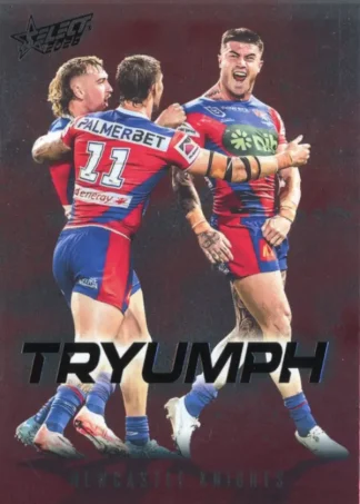 2026 NRL League Heroes Tryumph Red - TR053 Newcastle Knights Team