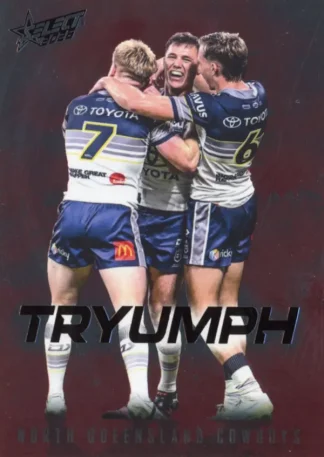 2026 NRL League Heroes Tryumph Red - TR059 North QLD Cowboys Team