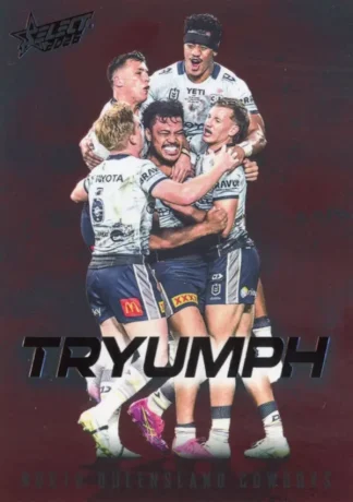 2026 NRL League Heroes Tryumph Red - TR060 North QLD Cowboys Team