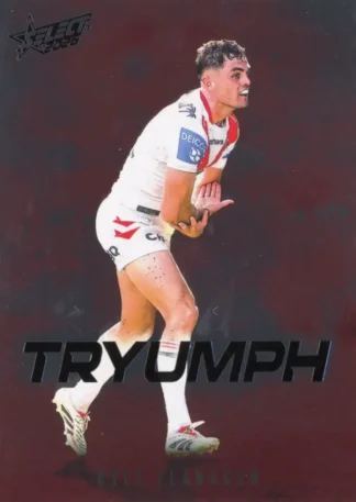 2026 NRL League Heroes Tryumph Red - TR079 Kyle Flanagan St George Dragons