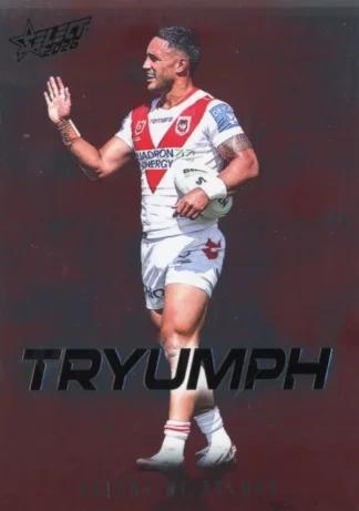 2026 NRL League Heroes Tryumph Red - TR080 Valentine Holmes St George Dragons