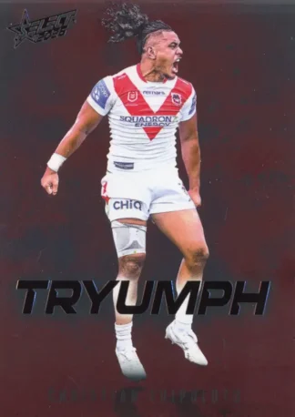 2026 NRL League Heroes Tryumph Red - TR082 Christian Tuipulotu St George Dragons