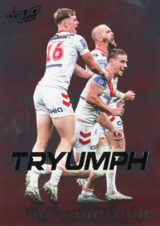 2026 NRL League Heroes Tryumph Red - TR083 St George Dragons Team