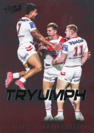 2026 NRL League Heroes Tryumph Red - TR084 St George Dragons Team