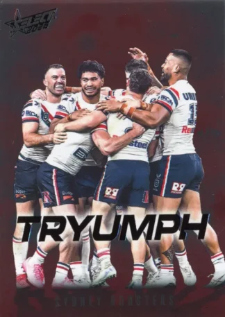 2026 NRL League Heroes Tryumph Red - TR090 Sydney Roosters Team