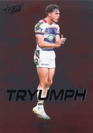 2026 NRL League Heroes Tryumph Red - TR092 Luke Metcalf Warriors
