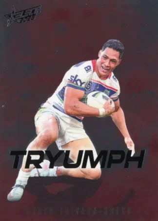 2026 NRL League Heroes Tryumph Red - TR094 Roger Tuivasa-Sheck Warriors