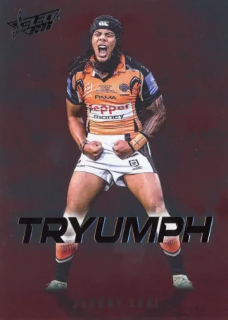 2026 NRL League Heroes Tryumph Red - TR098 Jarome Luai Wests Tigers