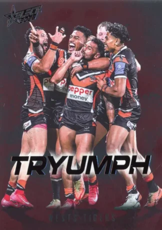 2026 NRL League Heroes Tryumph Red - TR101 Wests Tigers Team
