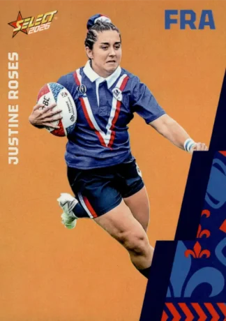 2026 Rugby League World Cup Base Parallel Orange - BO141 Justine Roses France