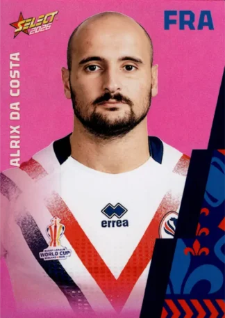 2026 Rugby League World Cup Base Parallel Pink - BP056 Alrix Da Costa France