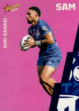 2026 Rugby League World Cup Base Parallel Pink - BP114 Simi Sasagi Samoa