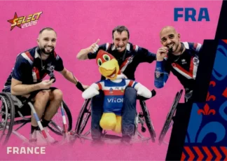 2026 Rugby League World Cup Base Parallel Pink - BP158 France Wheelchair Team