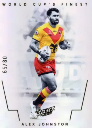 2026 Rugby League World Cup RLWC's Finest - WF28 Alex Johnston PNG