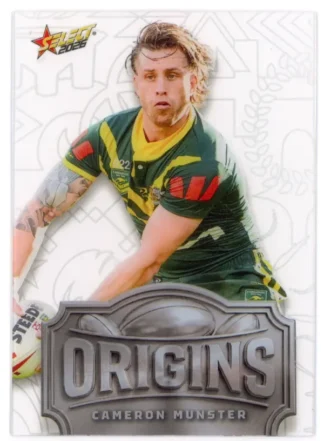 2026 Rugby League World Cup Origins Silver Acetate - OSA04 Cameron Munster Australia