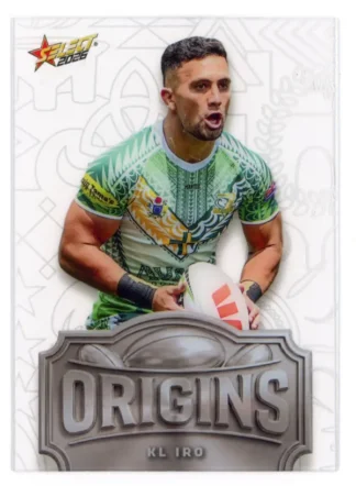 2026 Rugby League World Cup Origins Silver Acetate - OSA07 KL Iro Cook Islands