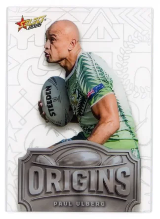 2026 Rugby League World Cup Origins Silver Acetate - OSA09 Paul Ulberg Cook Islands