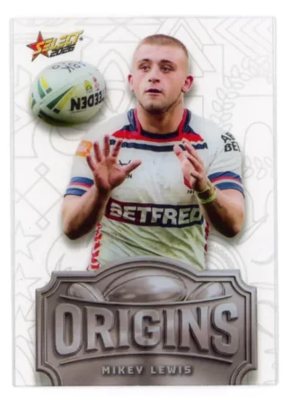 2026 Rugby League World Cup Origins Silver Acetate - OSA10 Mikey Lewis England