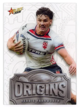 2026 Rugby League World Cup Origins Silver Acetate - OSA14 Herbie Farnworth England