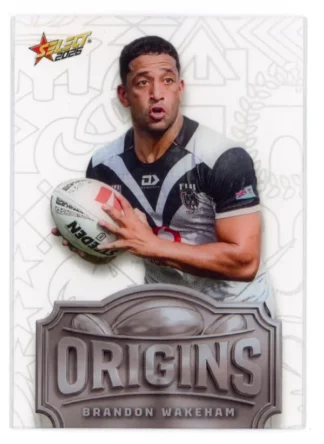 2026 Rugby League World Cup Origins Silver Acetate - OSA18 Brandon Wakeham Fiji