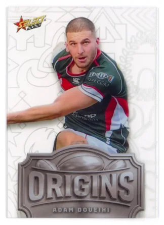 2026 Rugby League World Cup Origins Silver Acetate - OSA21 Adam Doueihi Lebanon