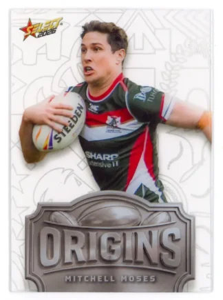 2026 Rugby League World Cup Origins Silver Acetate - OSA22 Mitchell Moses Lebanon