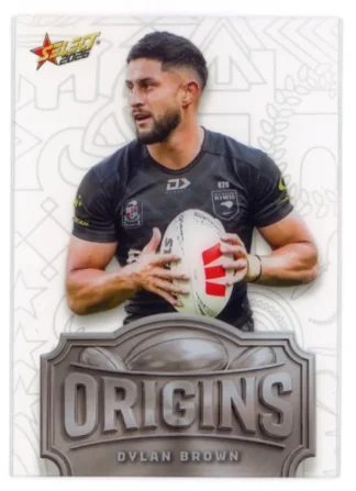 2026 Rugby League World Cup Origins Silver Acetate - OSA23 Dylan Brown New Zealand