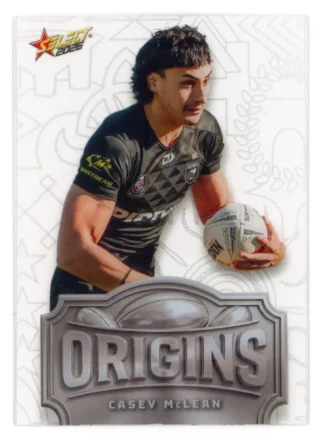 2026 Rugby League World Cup Origins Silver Acetate - OSA26 Casey McLean New Zealand