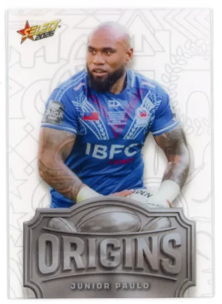 2026 Rugby League World Cup Origins Silver Acetate - OSA34 Junior Paulo Samoa