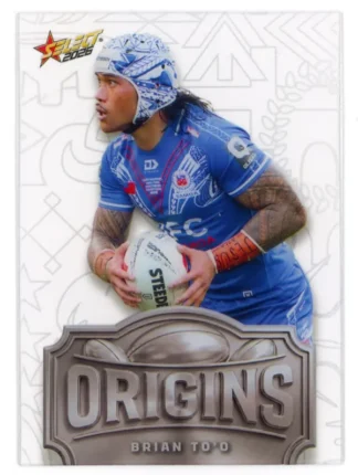 2026 Rugby League World Cup Origins Silver Acetate - OSA35 Brian To'o Samoa