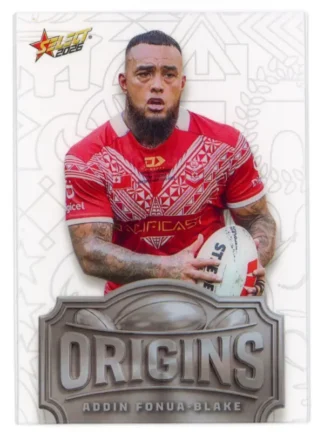 2026 Rugby League World Cup Origins Silver Acetate - OSA36 Addin Fonua-Blake Tonga