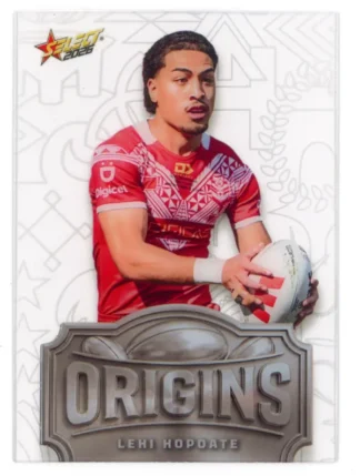 2026 Rugby League World Cup Origins Silver Acetate - OSA37 Lehi Hopoate Tonga