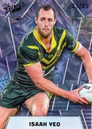 2026 Rugby League World Cup Super Refractor - SR08 Isaah Yeo Australia