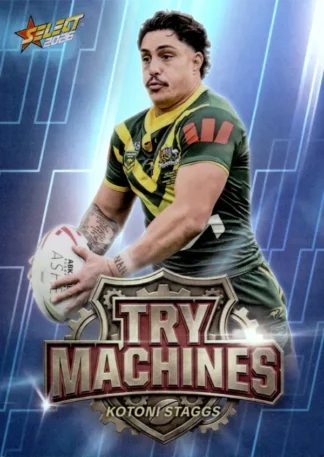 2026 Rugby League World Cup Try Machines - TM04 Kotoni Staggs Australia