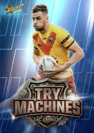 2026 Rugby League World Cup Try Machines - TM31 Zac Laybutt PNG