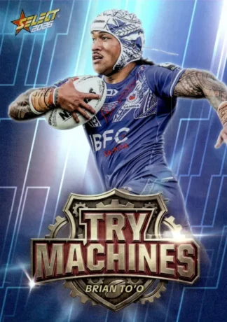 The NRL Trading Card Specialists 15 2026 Rugby League World Cup Try Machines - TM36 Brian To'o Samoa