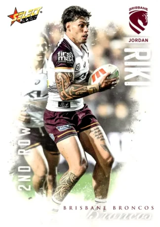 2026 NRL League Heroes Common Card - Base 008 Jordan Riki Brisbane Broncos