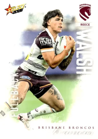 2026 NRL League Heroes Common Card - Base 011 Reece Walsh Brisbane Broncos