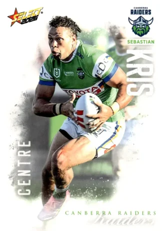 2026 NRL League Heroes Common Card - Base 016 Sebastian Kris Canberra Raiders