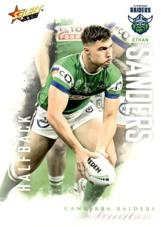 2026 NRL League Heroes Common Card - Base 017 Ethan Sanders Canberra Raiders