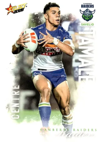 2026 NRL League Heroes Common Card - Base 022 Savelio Tamale Canberra Raiders