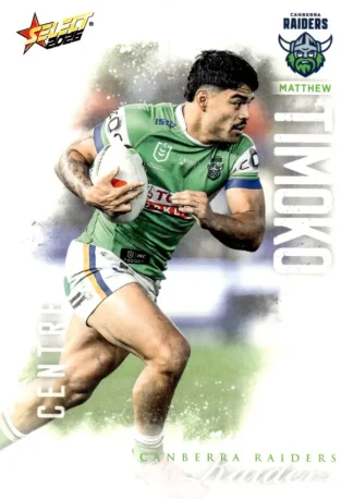 2026 NRL League Heroes Common Card - Base 024 Matthew Timoko Canberra Raiders