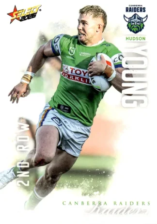 2026 NRL League Heroes Common Card - Base 026 Hudson Young Canberra Raiders