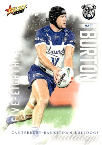 2026 NRL League Heroes Common Card - Base 028 Matt Burton Canterbury Bulldogs