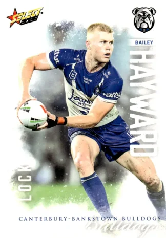 2026 NRL League Heroes Common Card - Base 031 Bailey Hayward Canterbury Bulldogs