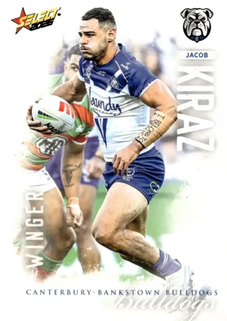 2026 NRL League Heroes Common Card - Base 034 Jacob Kiraz Canterbury Bulldogs