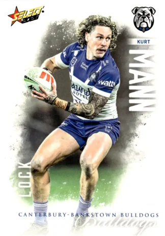 2026 NRL League Heroes Common Card - Base 035 Kurt Mann Canterbury Bulldogs