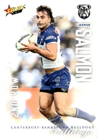 2026 NRL League Heroes Common Card - Base 037 Jaeman Salmon Canterbury Bulldogs