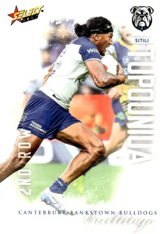 2026 NRL League Heroes Common Card - Base 039 Sitili Tupouniua Canterbury Bulldogs